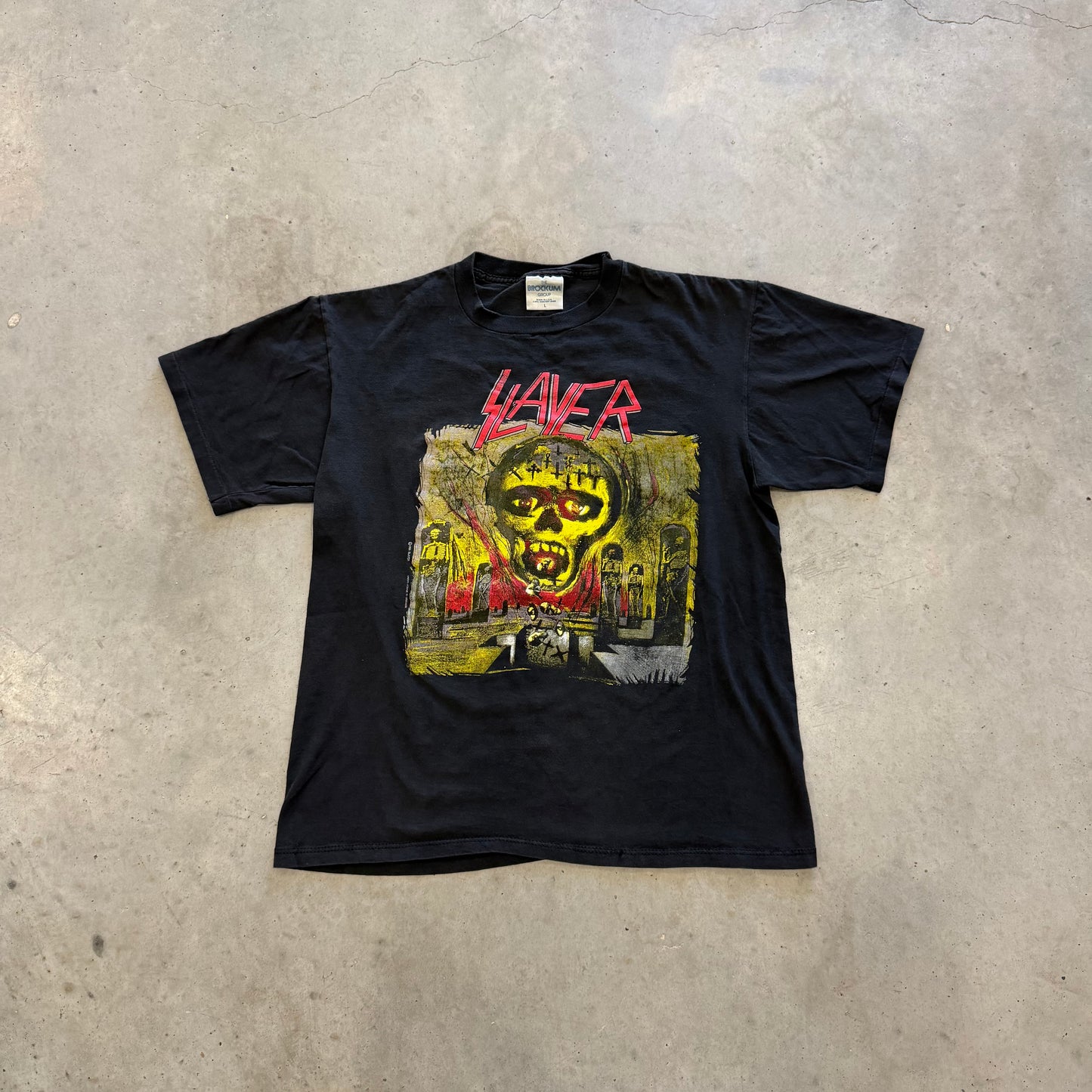 Vintage Slayer 1990 “Season In The Abyss” Size L