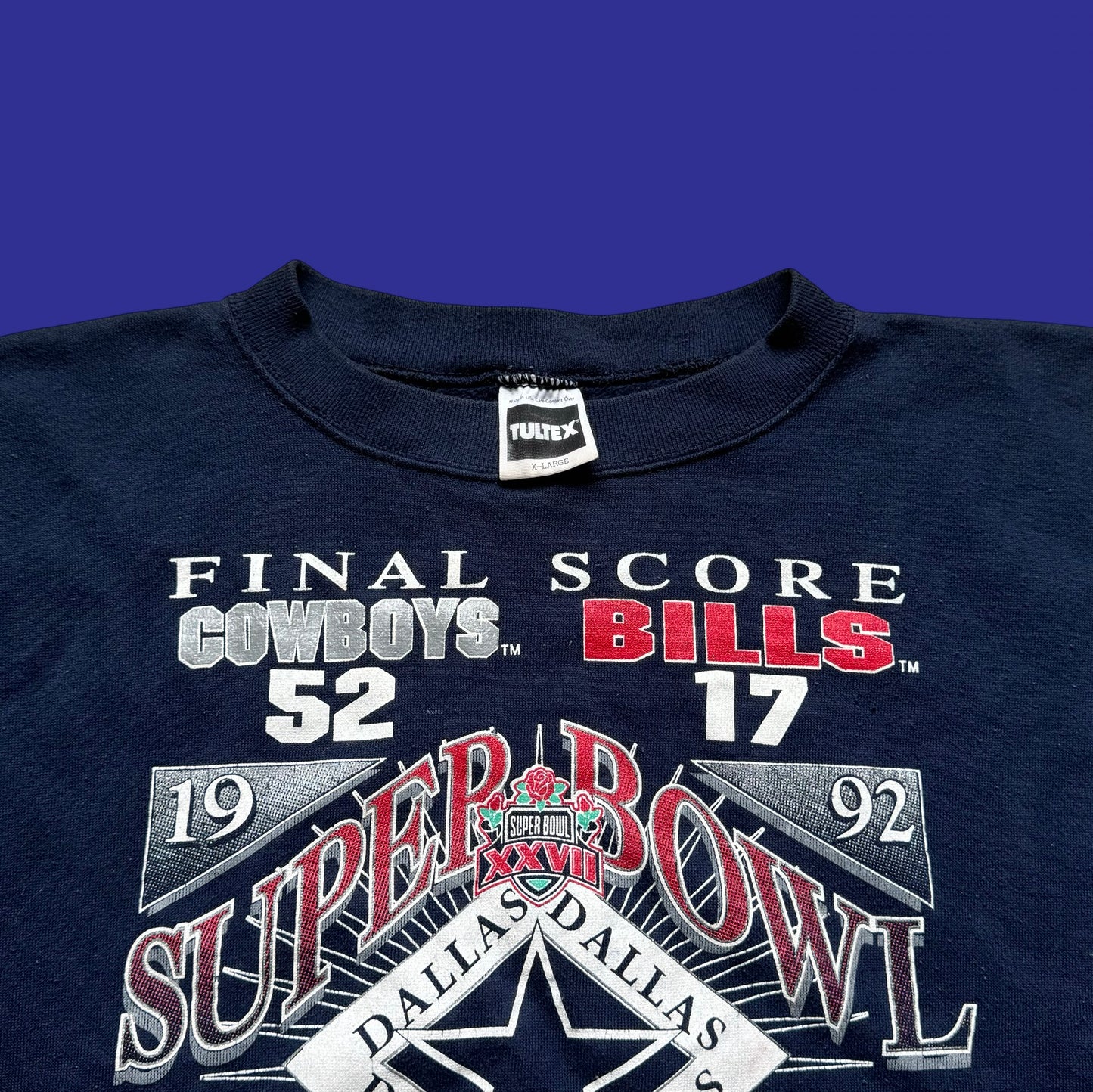 Vintage Dallas Cowboys 1992 Super bowl Crewneck