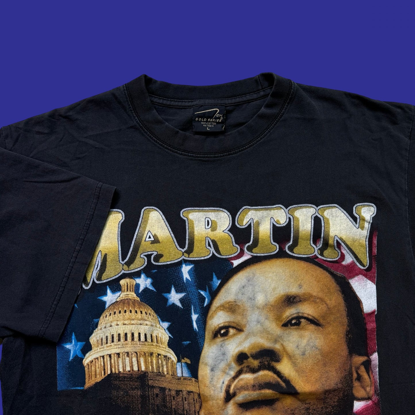 Vintage MLK Rap Tee Shirt Size L