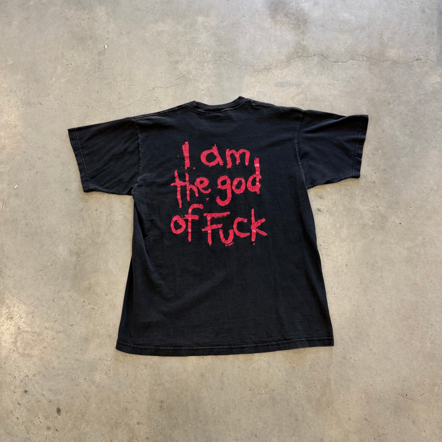 Vintage Marilyn Manson “God Of F**k” 1994 Shirt Size XL