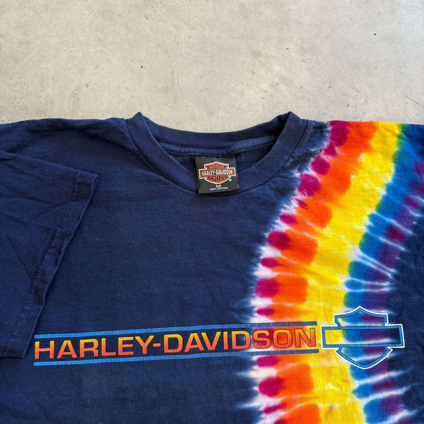Vintage Harley Davidson Tie Dye Shirt Size Medium