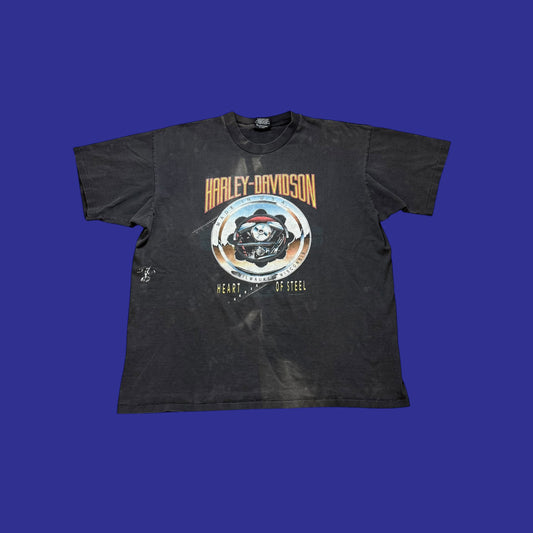 Vintage Harley Davidson “Heart Of Steel” Shirt Size XL