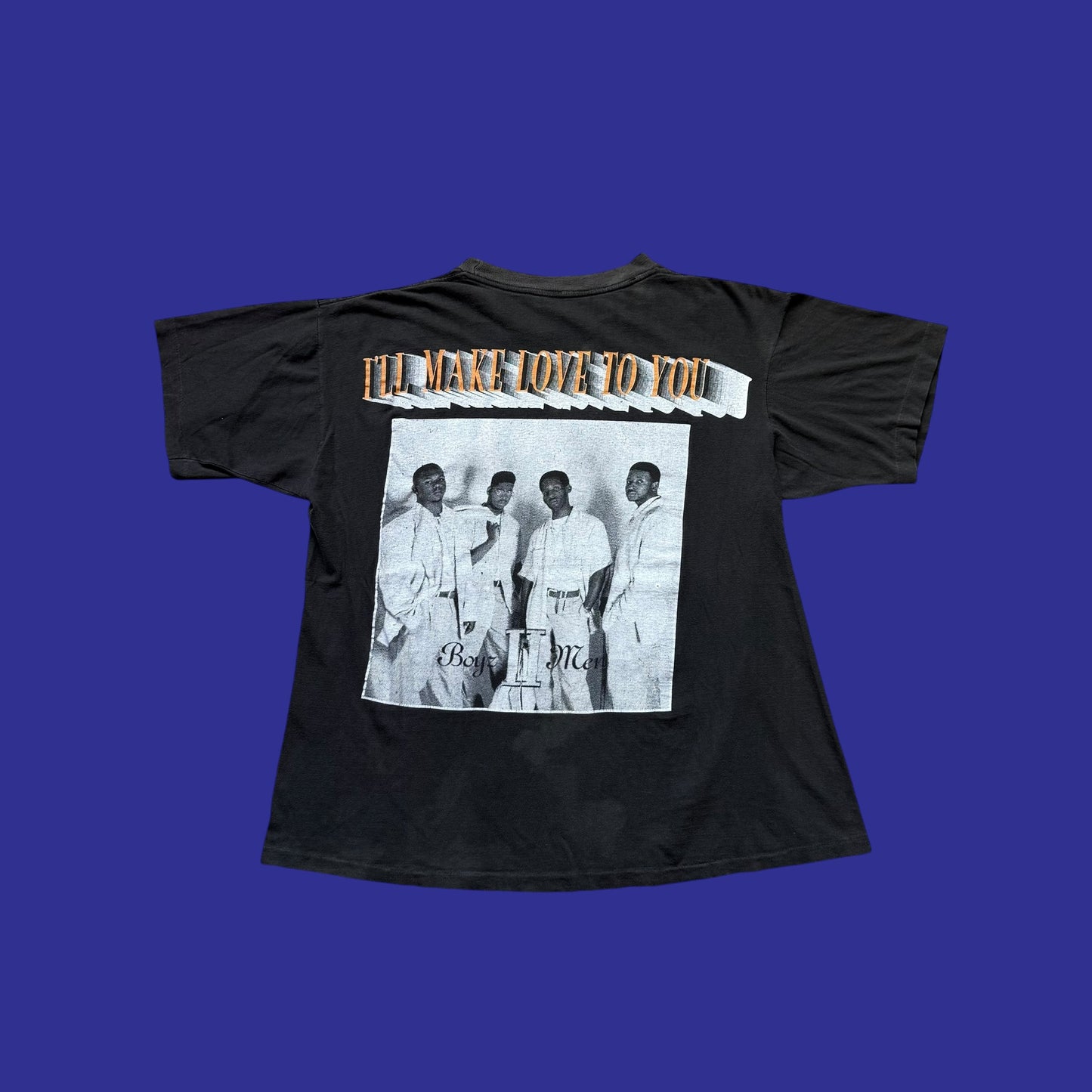 Vintage Boyz II Men “I’ll Make Love To You” Rap Tee Shirt Size XL