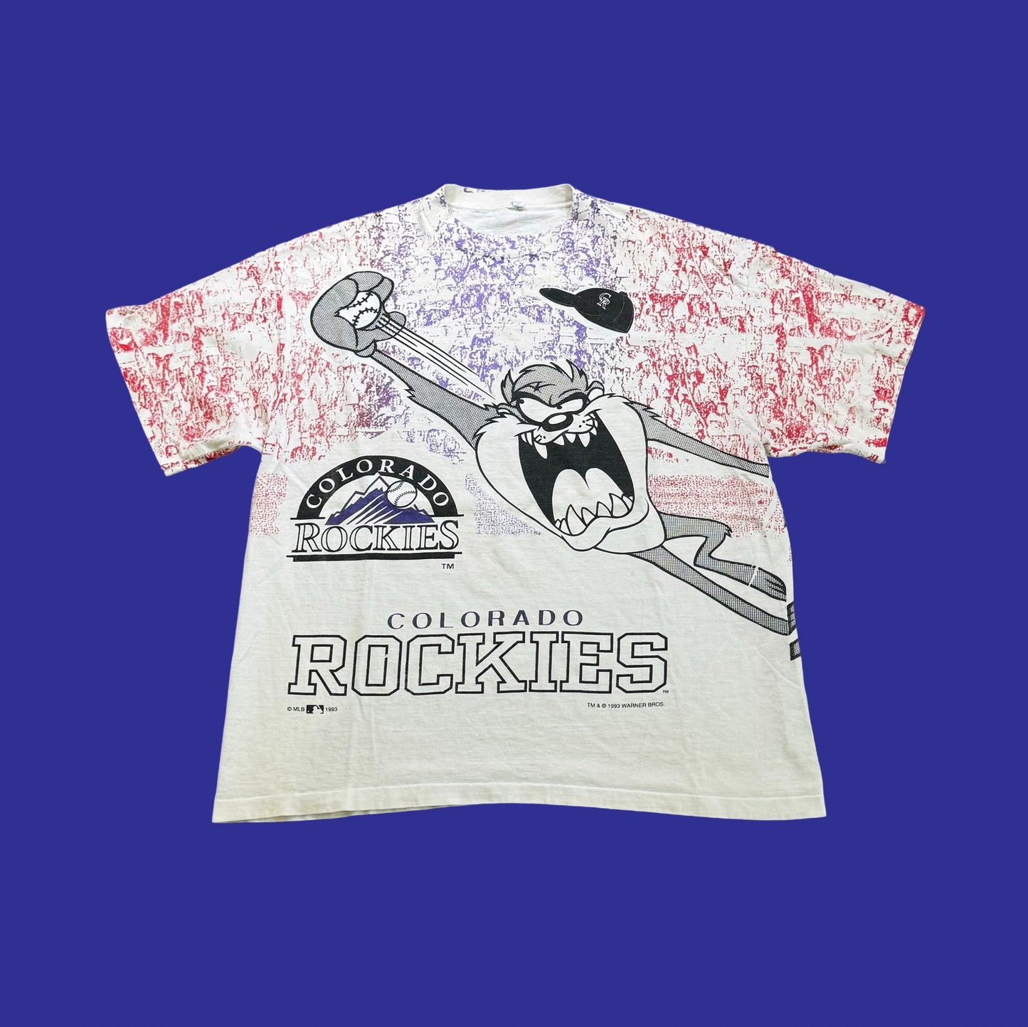 Vintage Taz Rockies AOP (all over print) Shirt