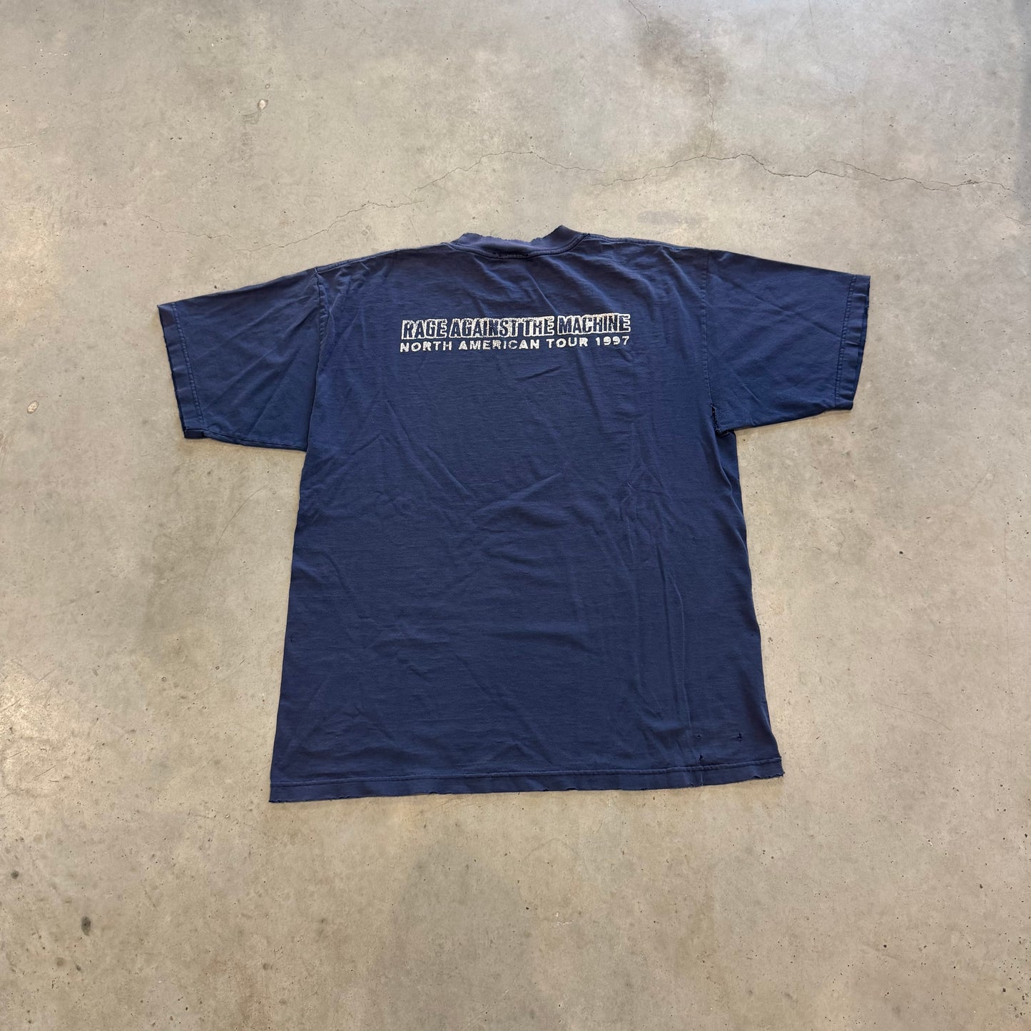 Vintage Rage Against The Machine “Who Is Beyond The Law?” 1997 Tour Shirt Size XL