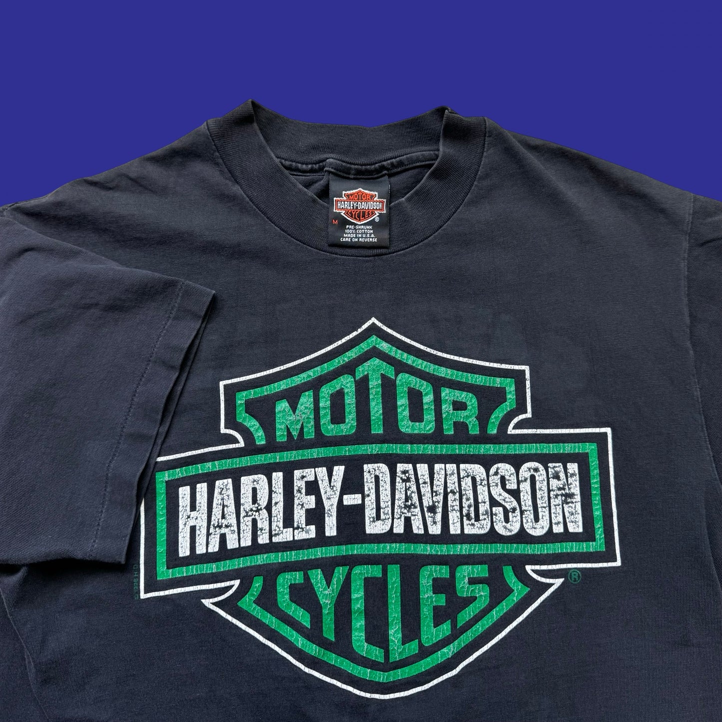 Vintage Harley Davidson St. Patrick’s Day Shirt Size M