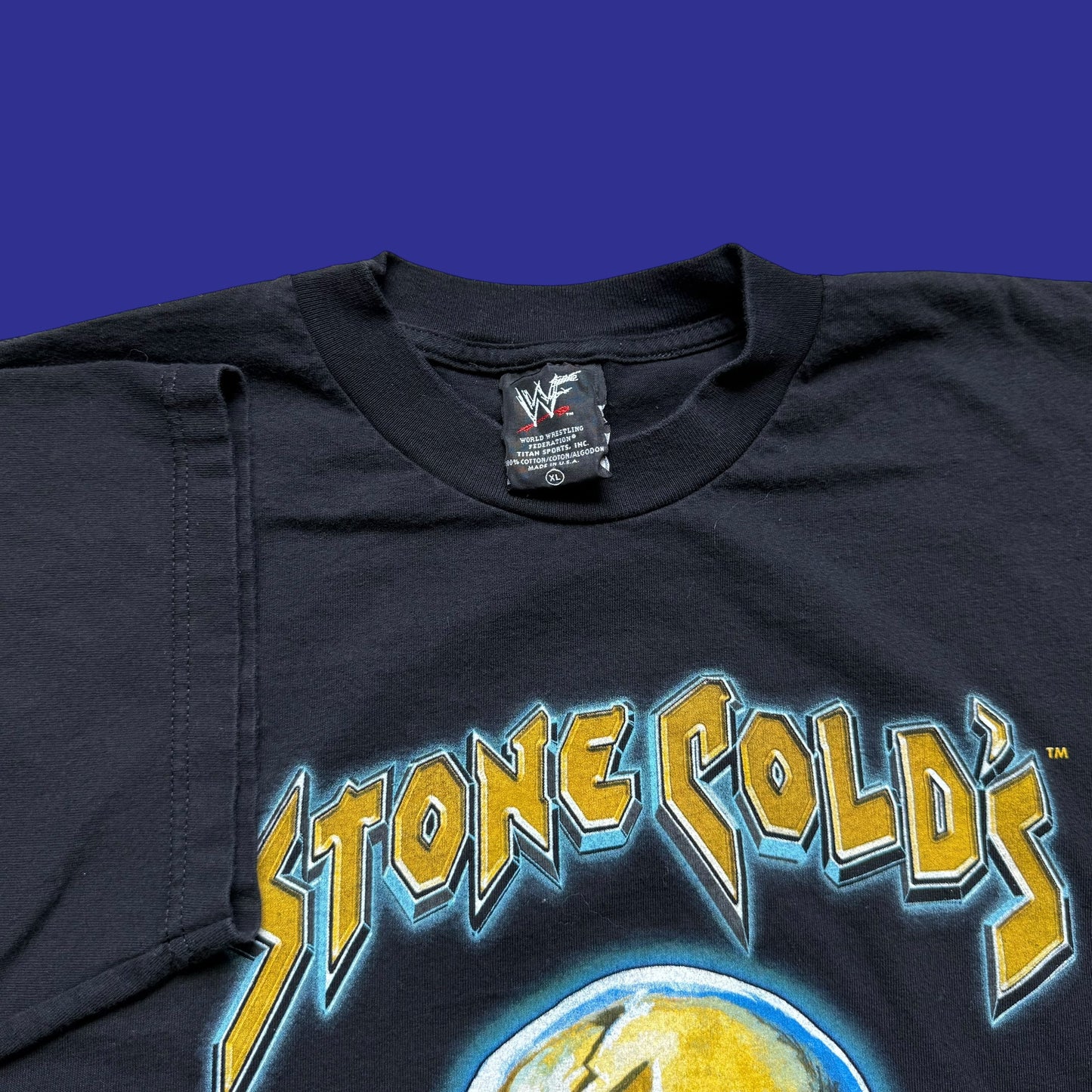 Vintage Stone Cold Gym Shirt Size XL