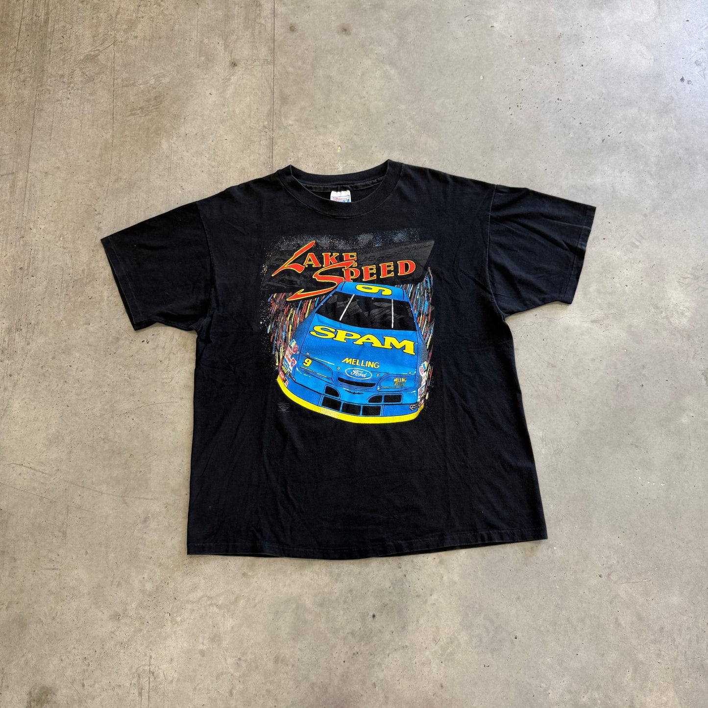Vintage Lake Speed Spam Racing Shirt Size XL