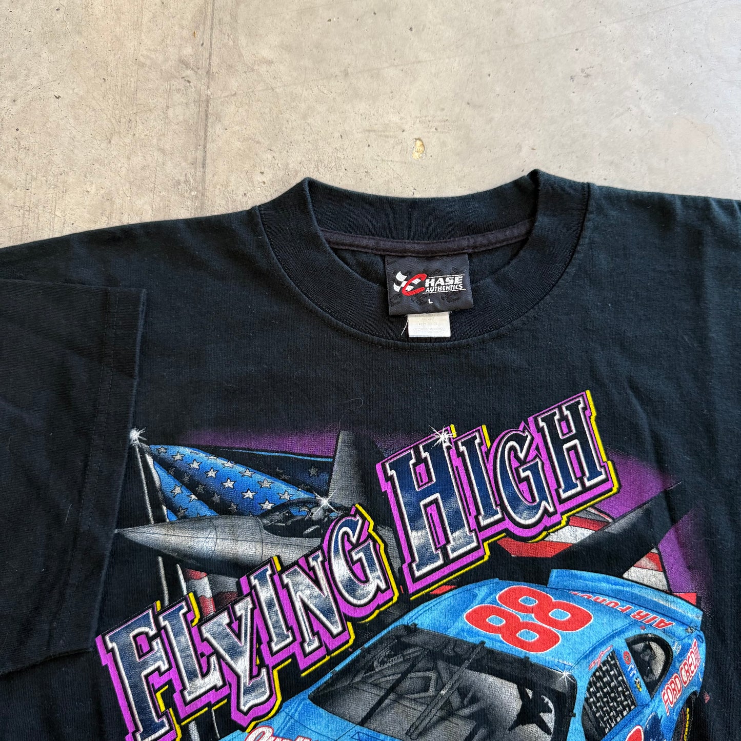 Vintage Nascar “Flying High” Racing Shirt Size Large