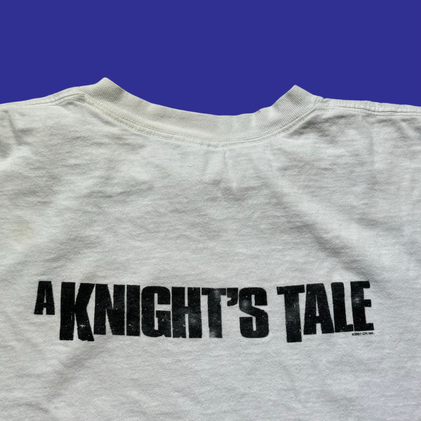 Vintage A Knights Tale 2001 Movie Promo Shirt