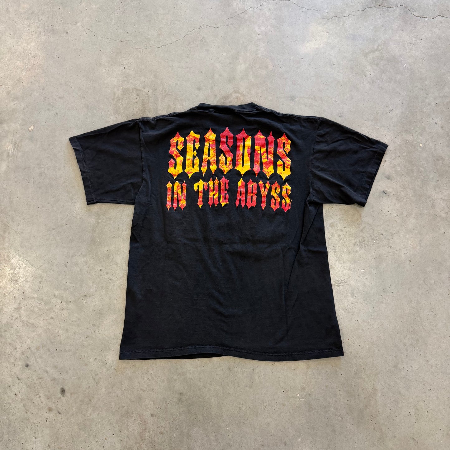 Vintage Slayer 1990 “Season In The Abyss” Size L