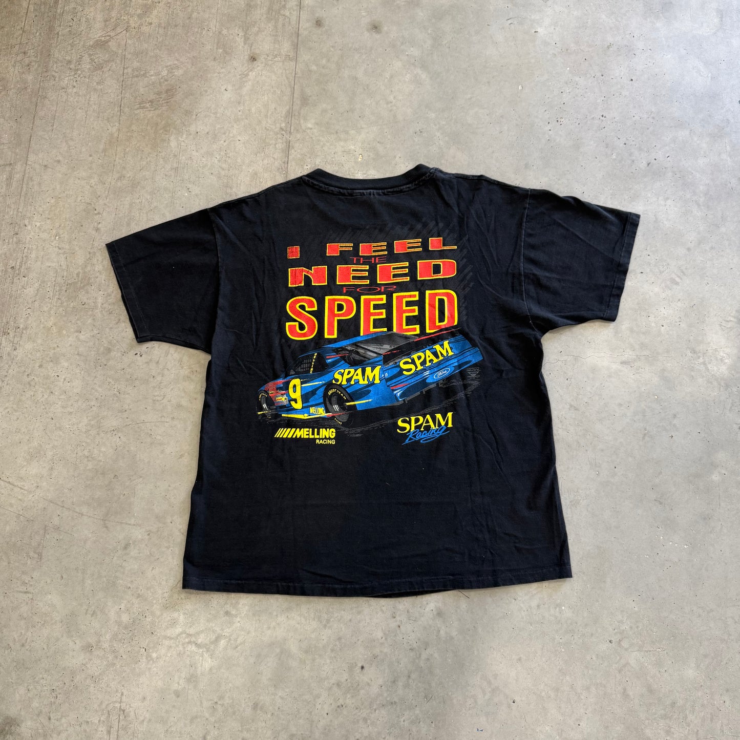 Vintage Lake Speed Spam Racing Shirt Size XL