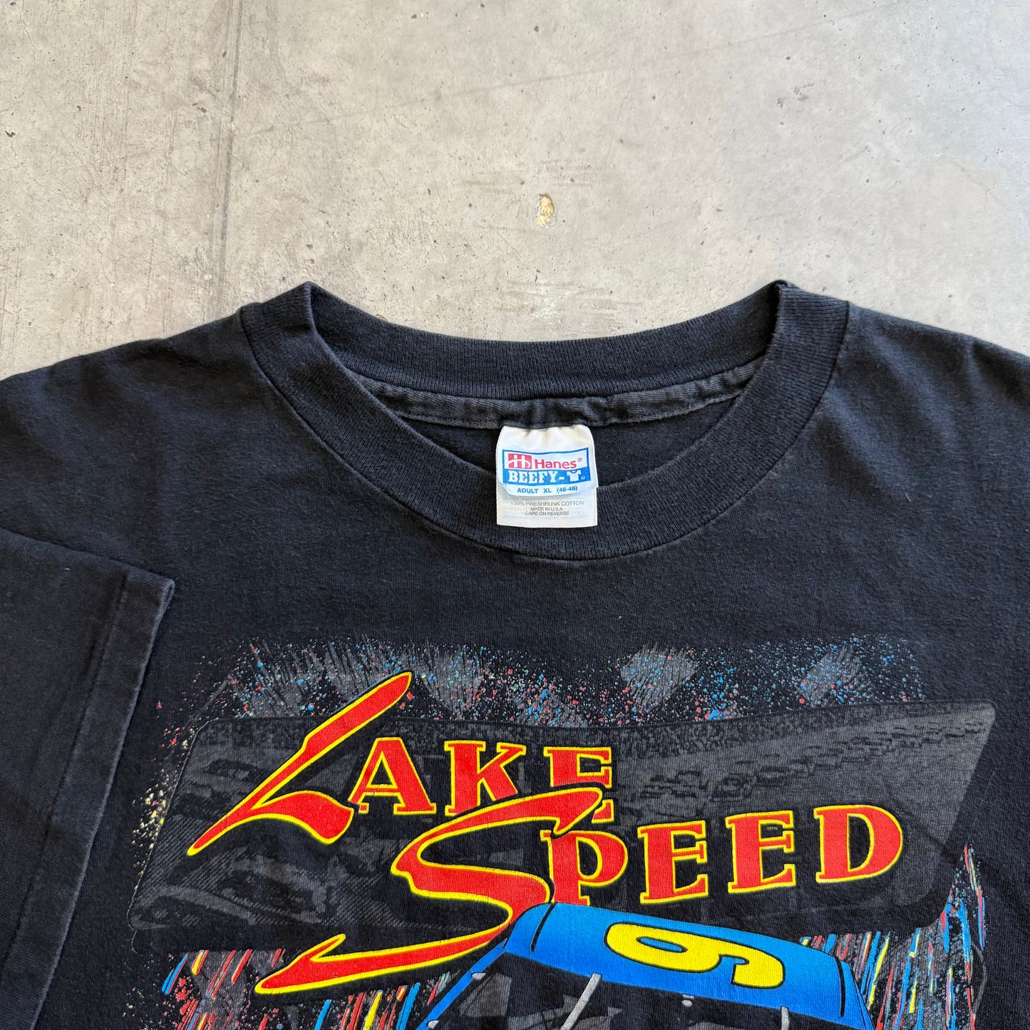 Vintage Lake Speed Spam Racing Shirt Size XL